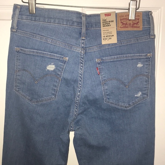 NWT Levi's 720 High Rise Super Skinny Jeans - Picture 12 of 12